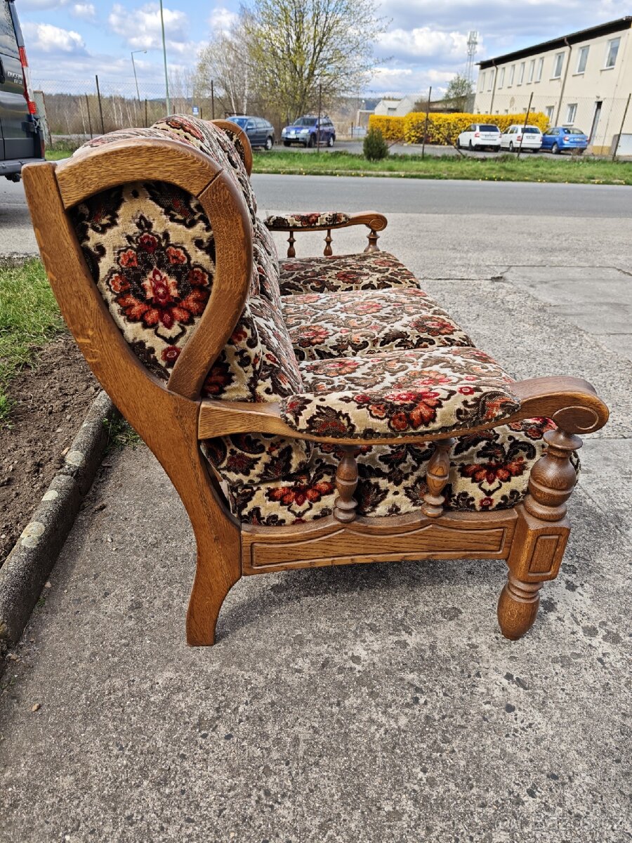 Rustikální sedačka 3+2+1 - 2