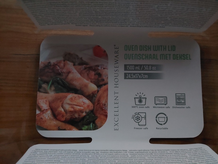 Nová velká mísa, zapékací víceúčelová miska objem 1,5l SLEVA - 2