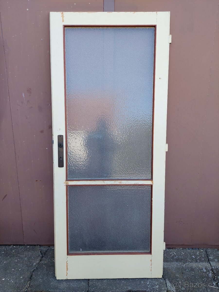 Interiérové dveře, prosklené, 80 cm, levé - 2