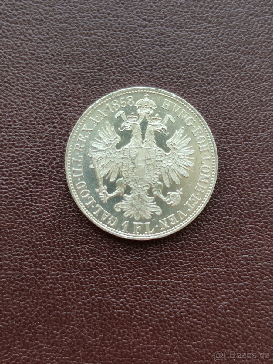1 zlatník 1858 B Fran. Josefa I. - 2