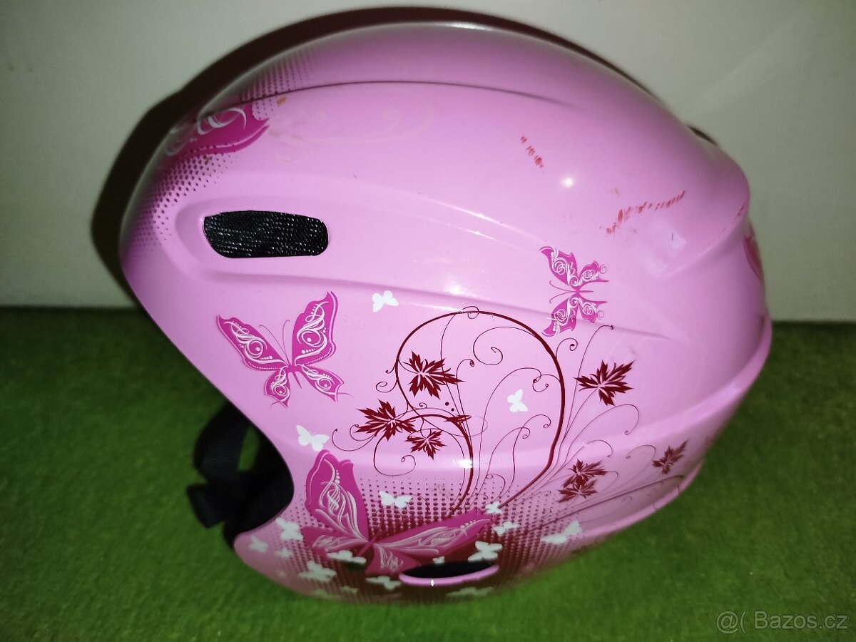 Dívčí lyžařská helma + brýle - 2