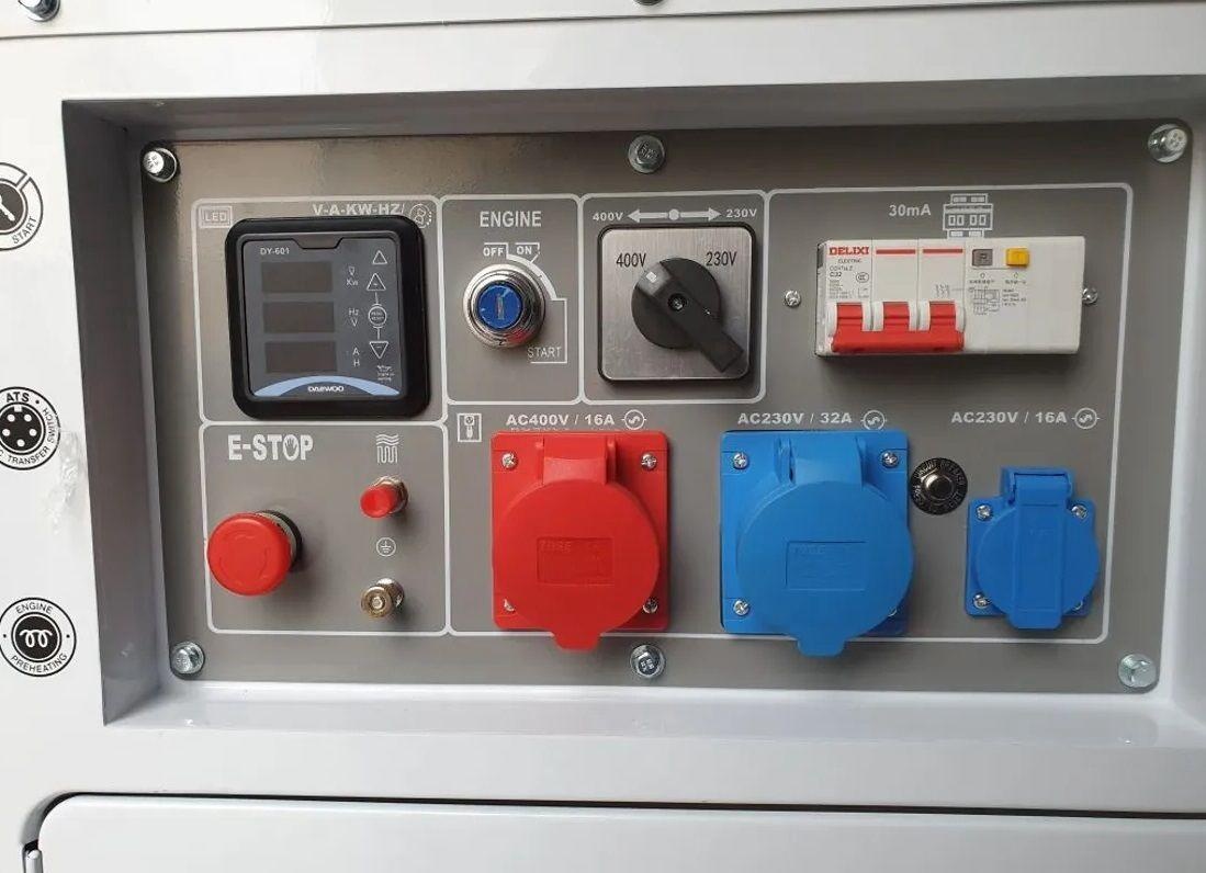 Elektrocentrála Daewoo DDAE10500DSE-3G 10,1KW DPH Faktura - 2