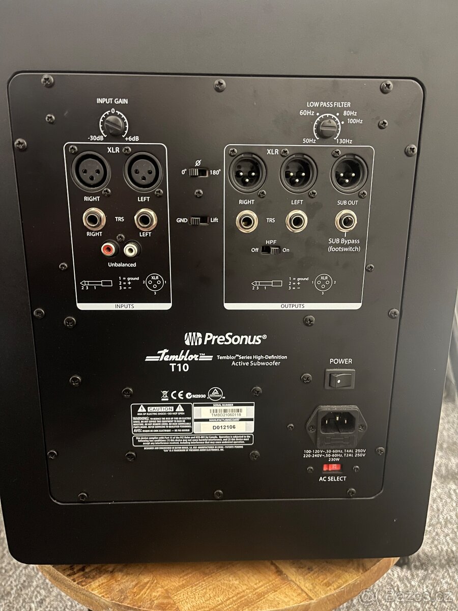 Presonus temblor t10 studiový subwoofer - 2