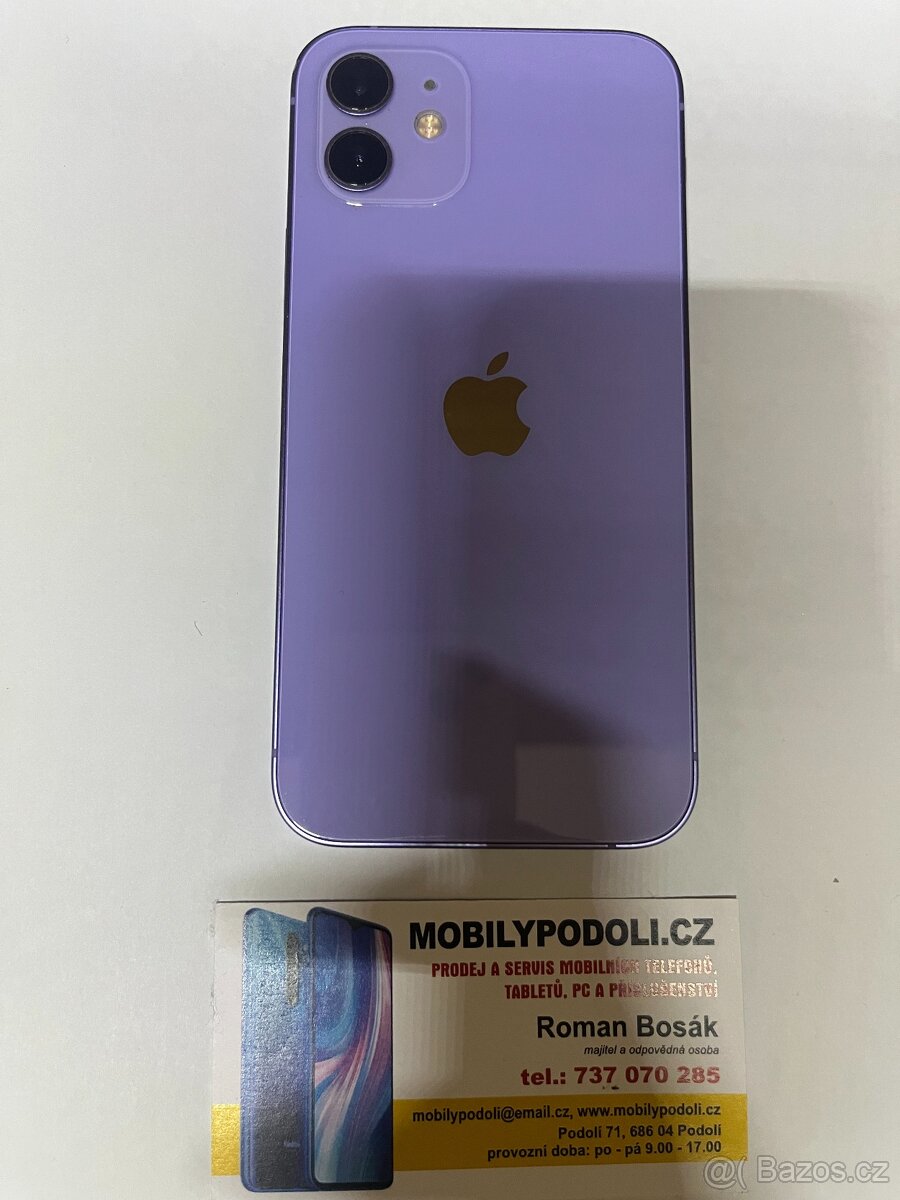 iPhone 12 64GB Fialový - 2