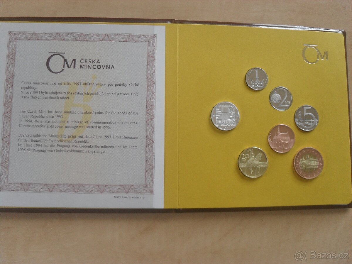 Sada oběžných mincí proof - rok 2021 - 2