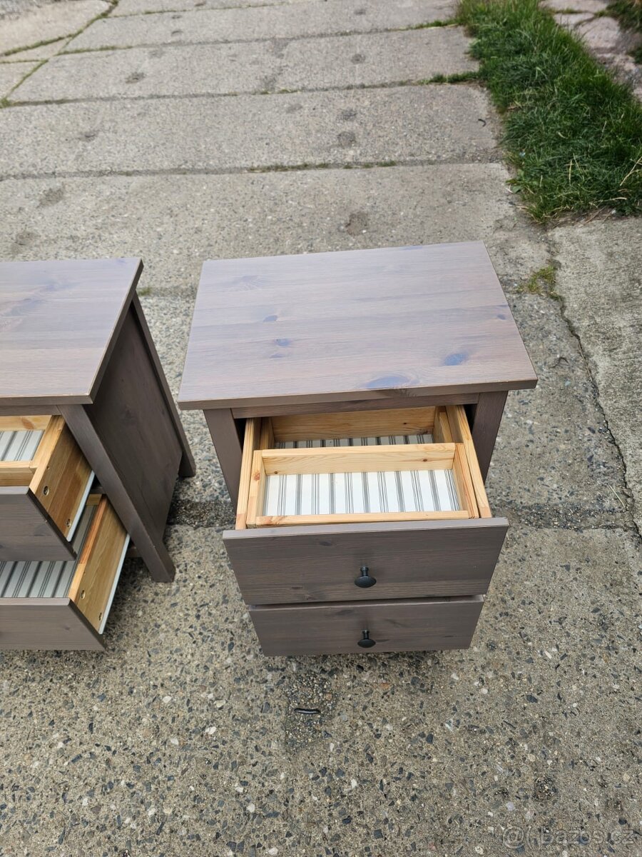 2x noční stolek Hemnes - 2
