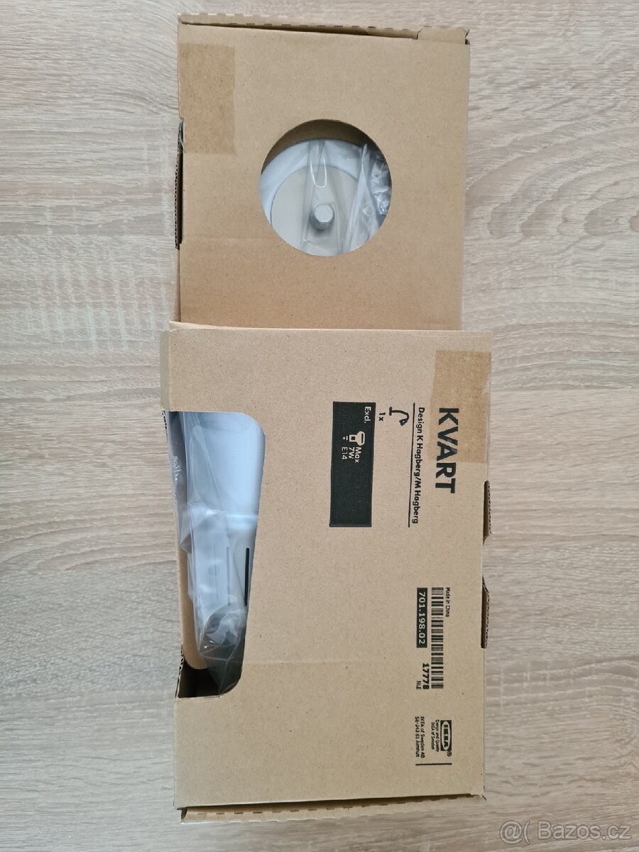 Stolní lampička IKEA KVART stříbrná - 2