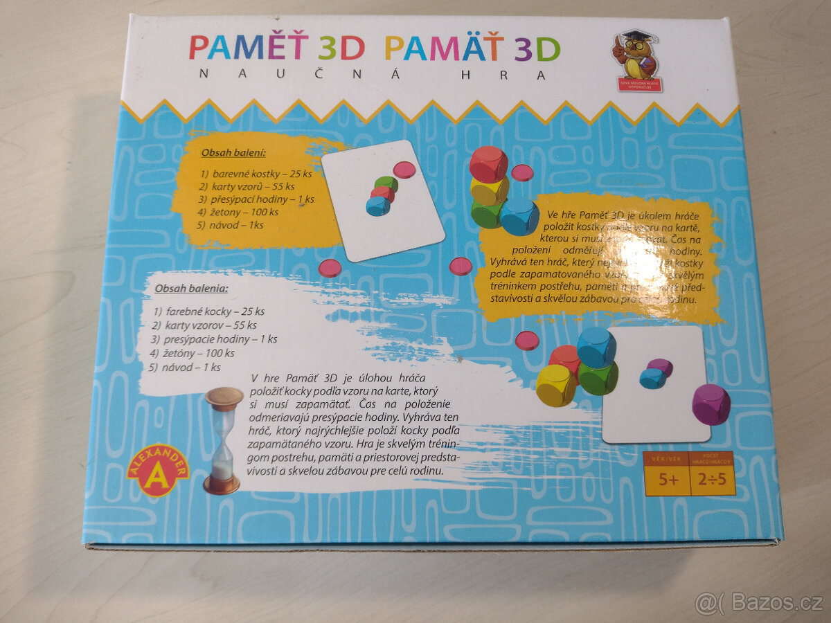 Naučná hra Paměť 3D - 2