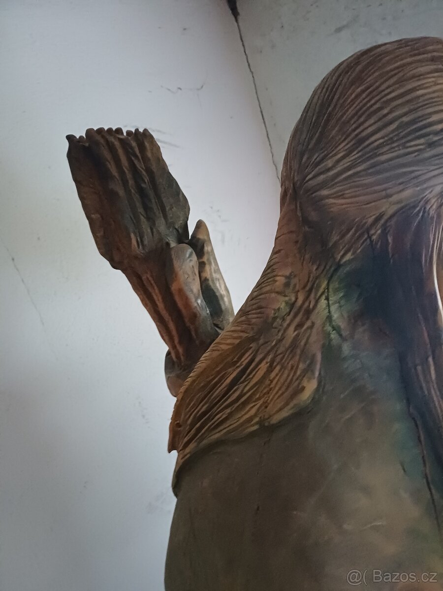 Dřevořezba dřevěná socha - 2