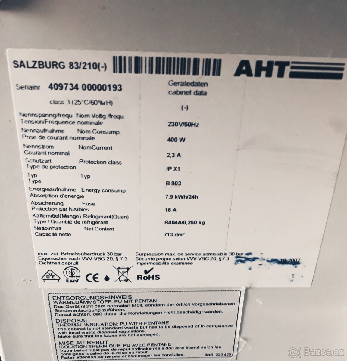 ZANOVNI pultovy mrazák - 2