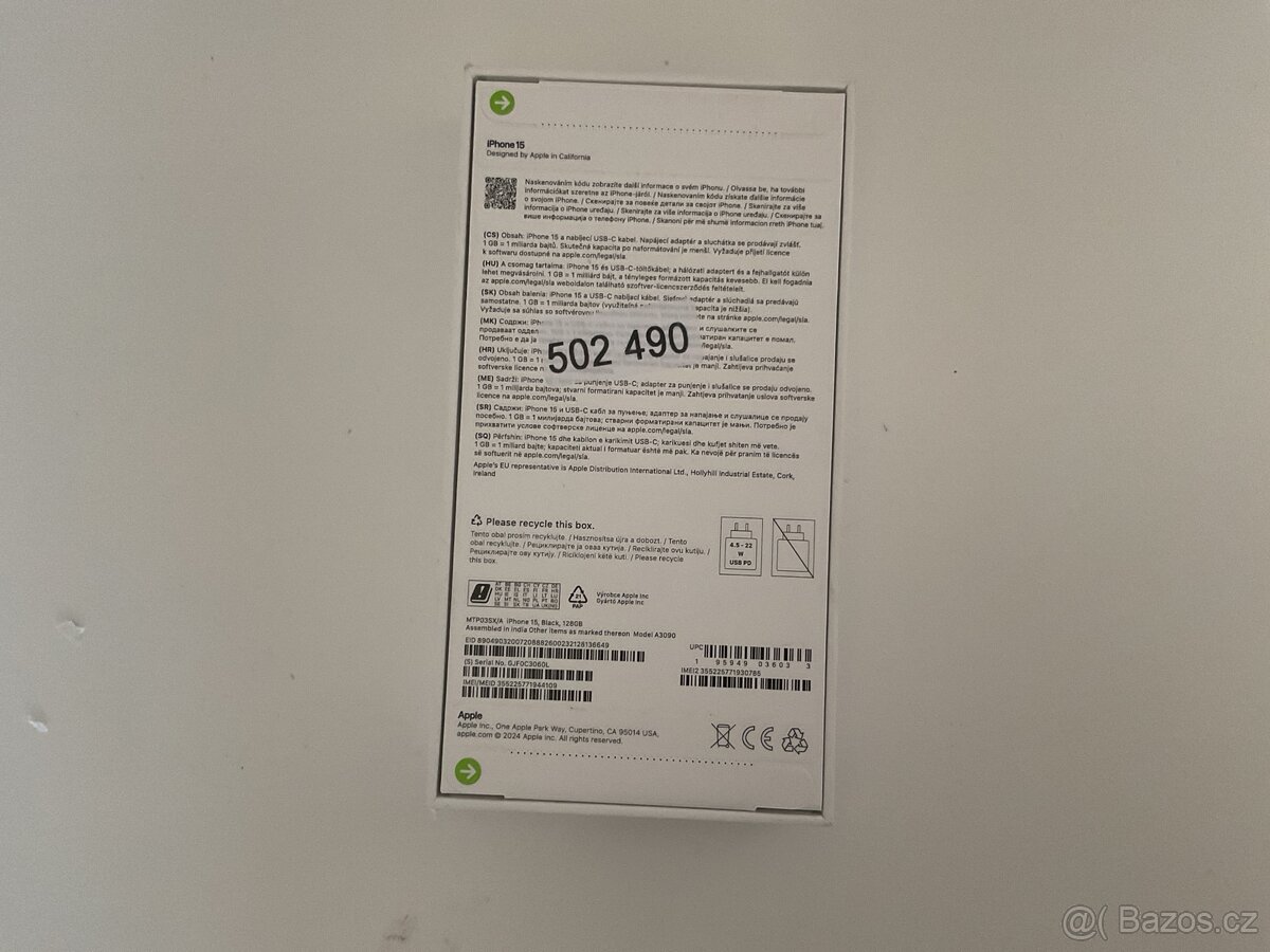 Apple IPhone 15 Černý 128gb - 2