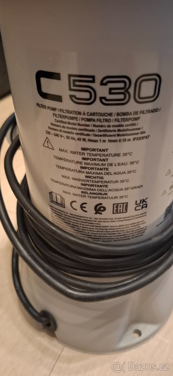 Kartušová filtrace Intex C530 - 2