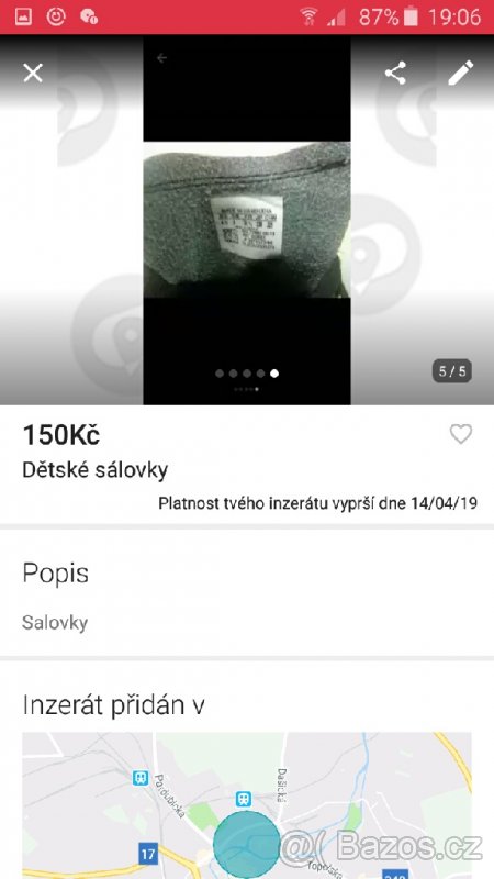 dětské sálovky adidas 36 2/3 - 2