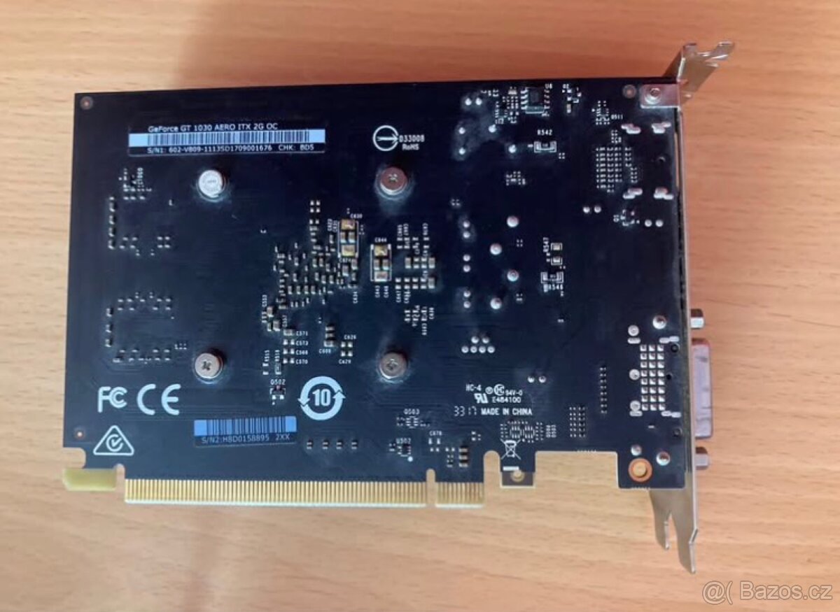 MSI GeForce GT 1030 AERO ITX 2G OC, 2GB GDDR5 - 2