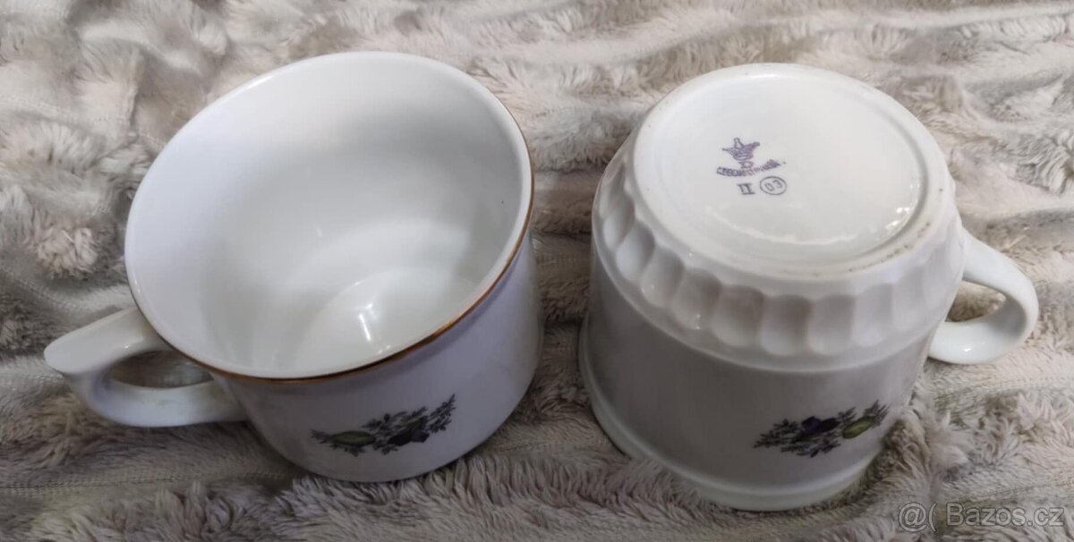 hrnek s fialkami 6kusů - 2