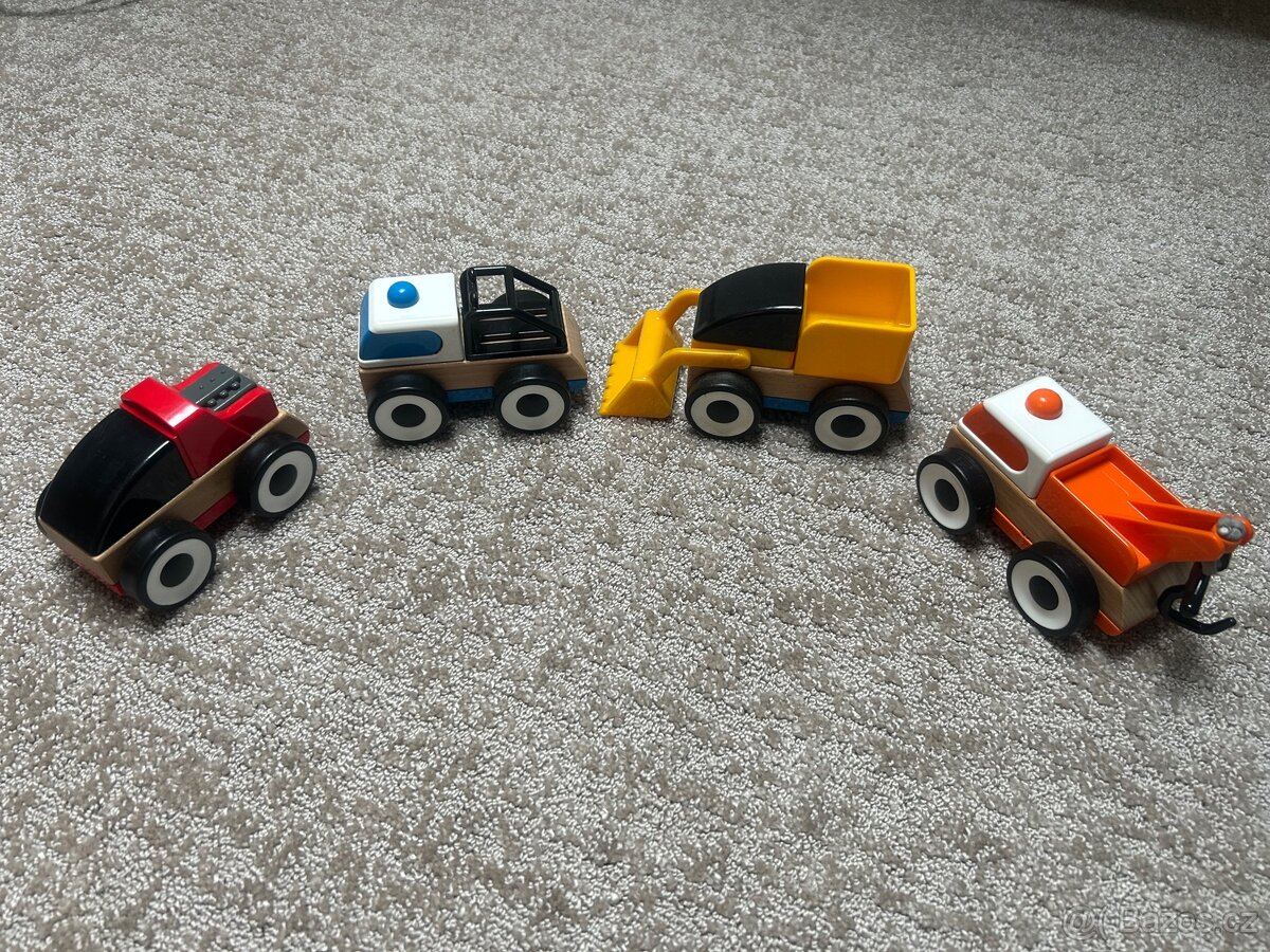 IKEA dřevěná auta Lillabo - 2