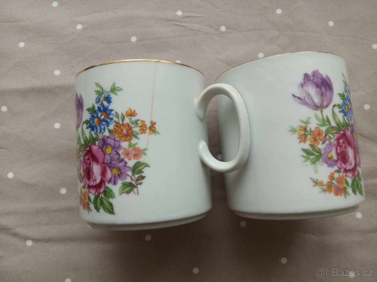 Hrnky starožitné - 2