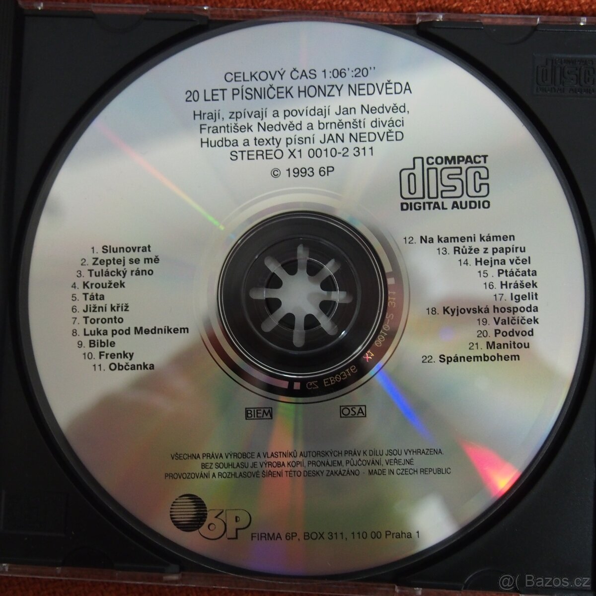 CD Honza Nedvěd : 20 let písniček - 2