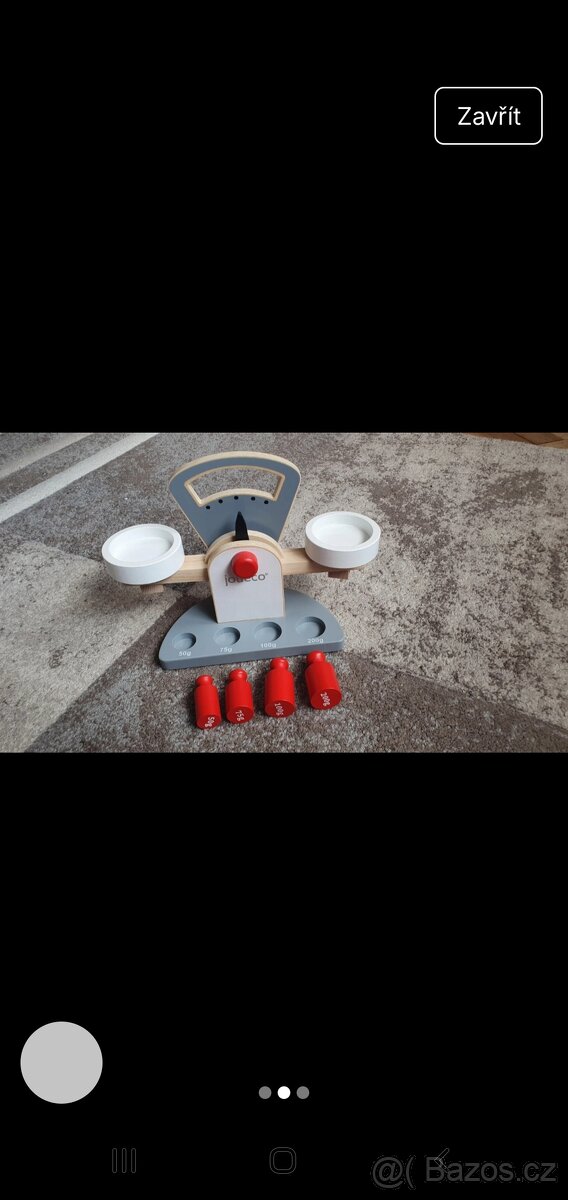 Dětské dřevěné hračky - váhy - 2