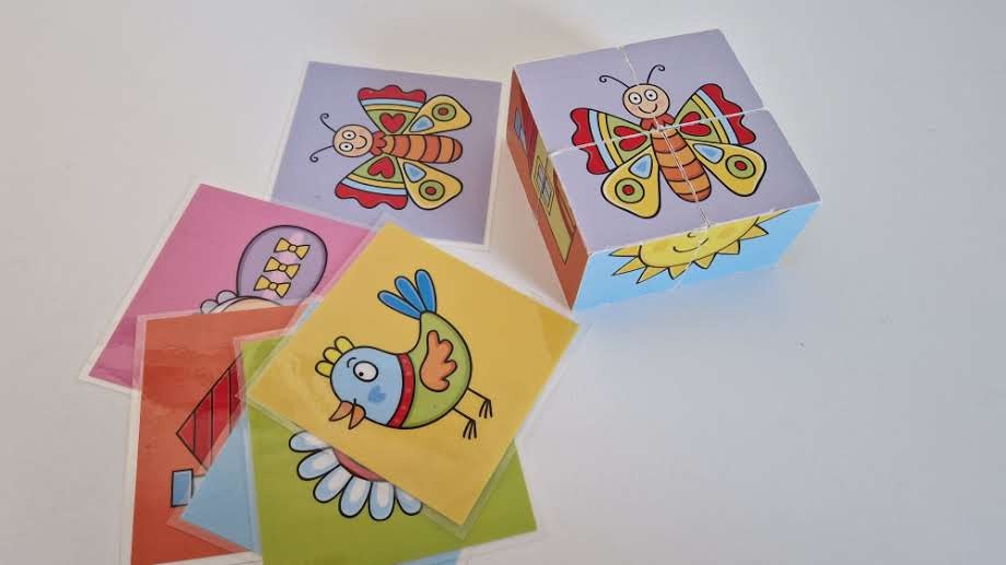 Dřevěné kostky pro nejmenší - 2