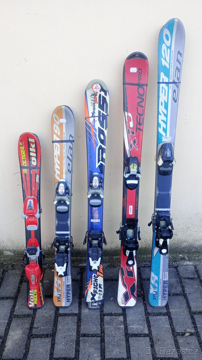 Dětské lyže za 800,-Kč/pár - 2