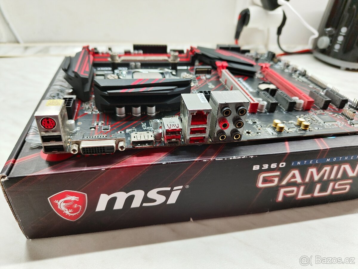 MSI B360 GAMING PLUS + Intel i5-8500 + chladič Fera 3 - 2