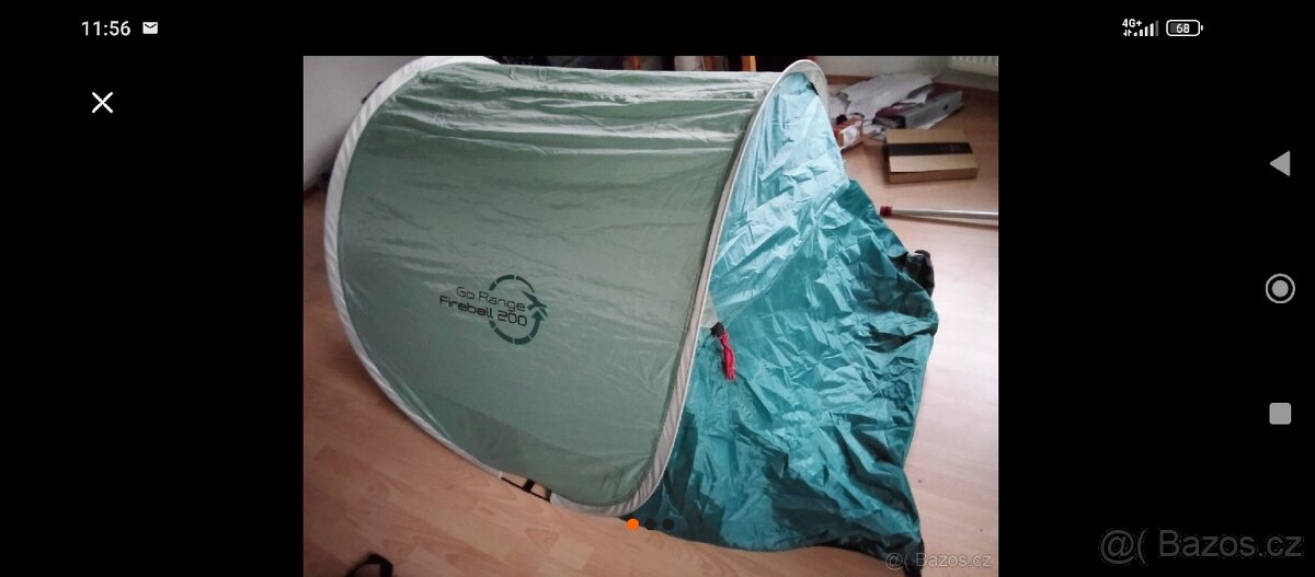 Prodám stan Easycamp Fireball 200 pro dvě osoby nový - 2