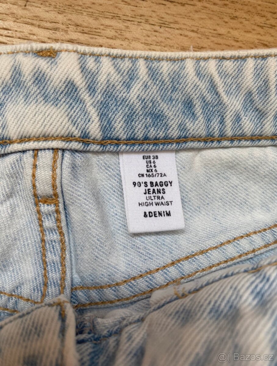 HM baggy roztrhané džíny - 2