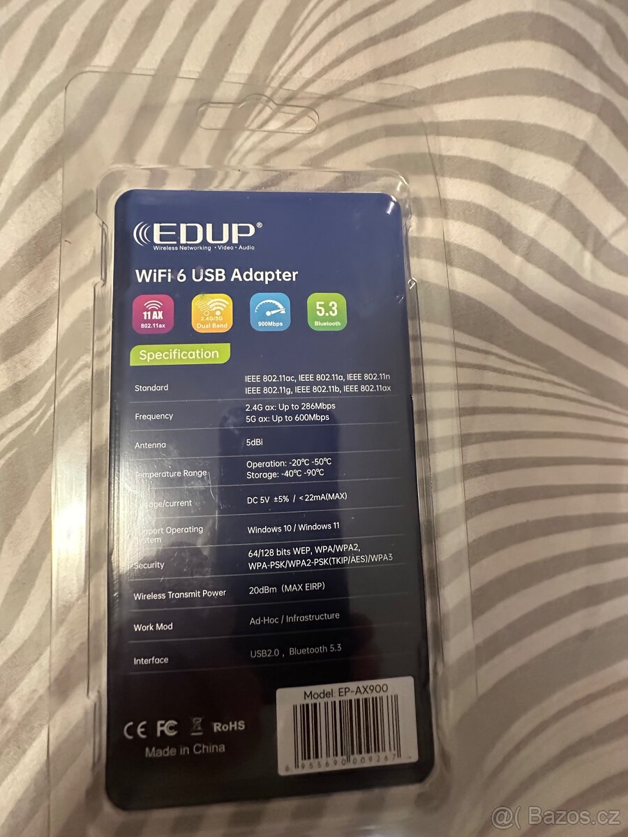 EDUP AX900 WiFi Bluetooth adaptér - 2