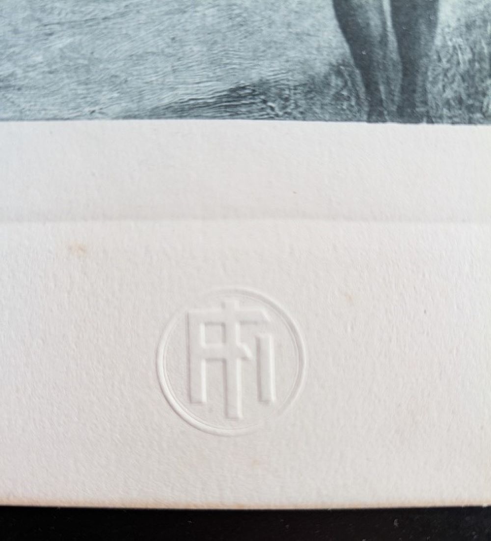 Umělecký list s tiskem+Dvojstránka časopis,císařFJ - 2