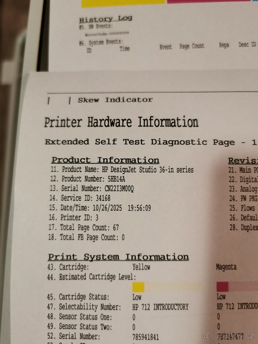 Plotr / velkoformátová tiskárna HP DesignJet Studio 36" - 2