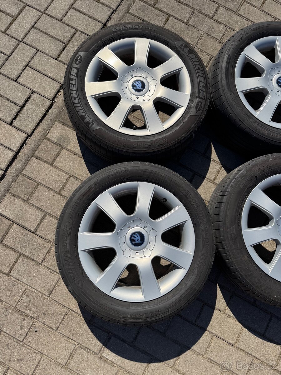 Orig. Alu kola Škoda Vw Seat R16 205/55/16 - 2