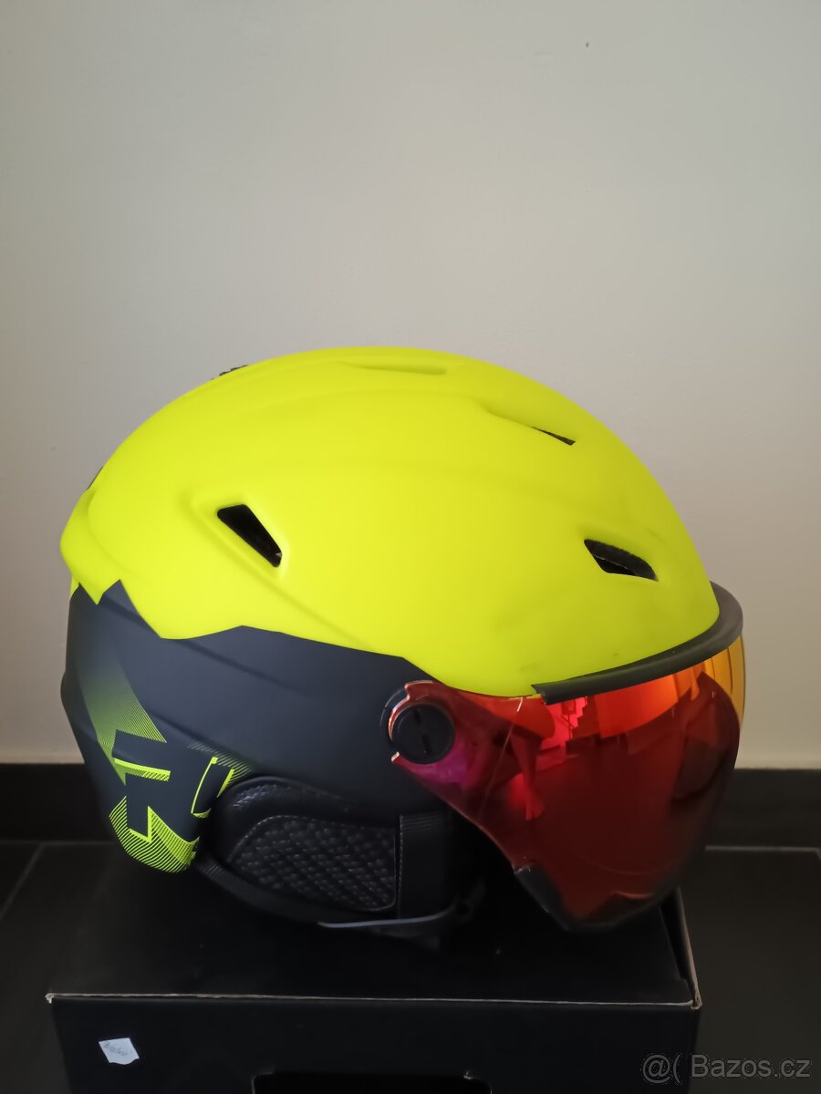 Lyžařská Helma Relax Fluo (žlutá) velikost.L - 2