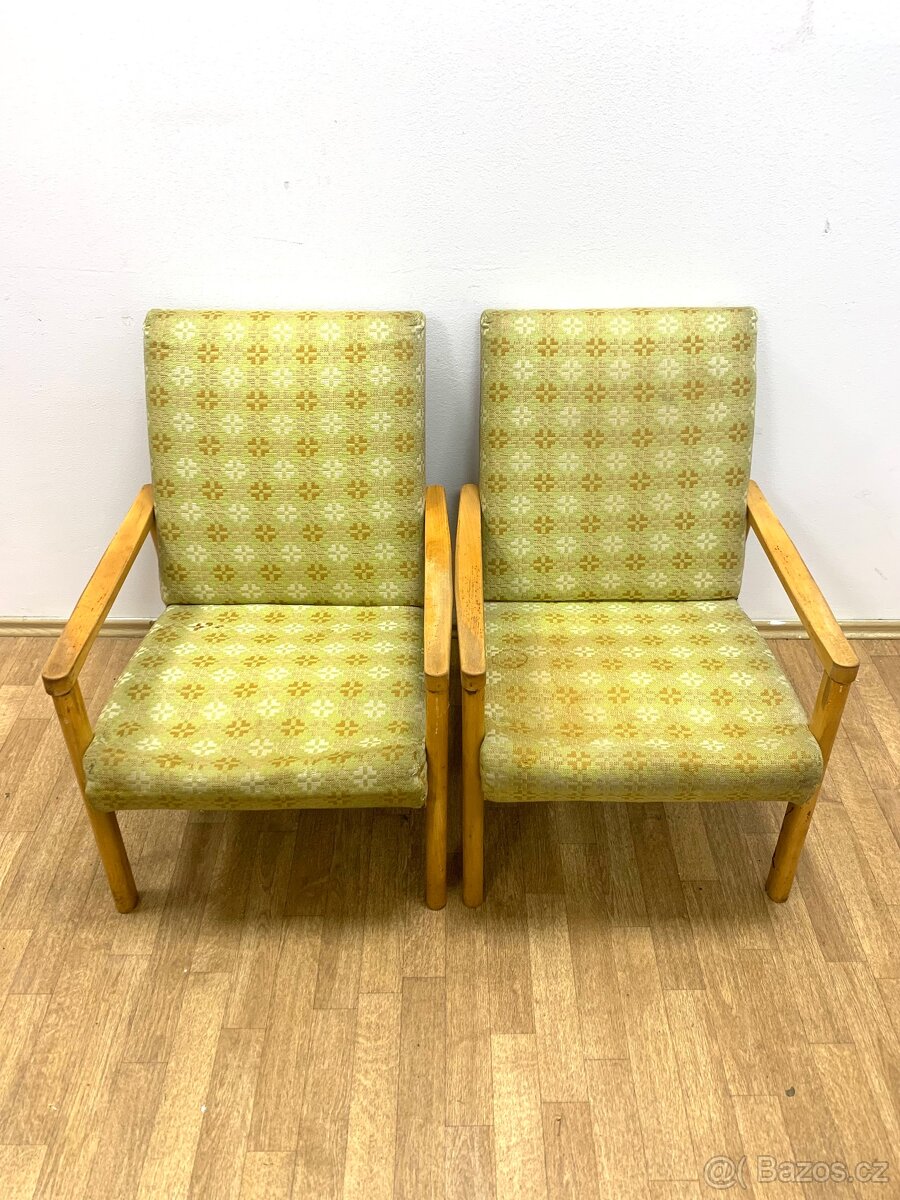 Retro křesla TON 60. léta - 2