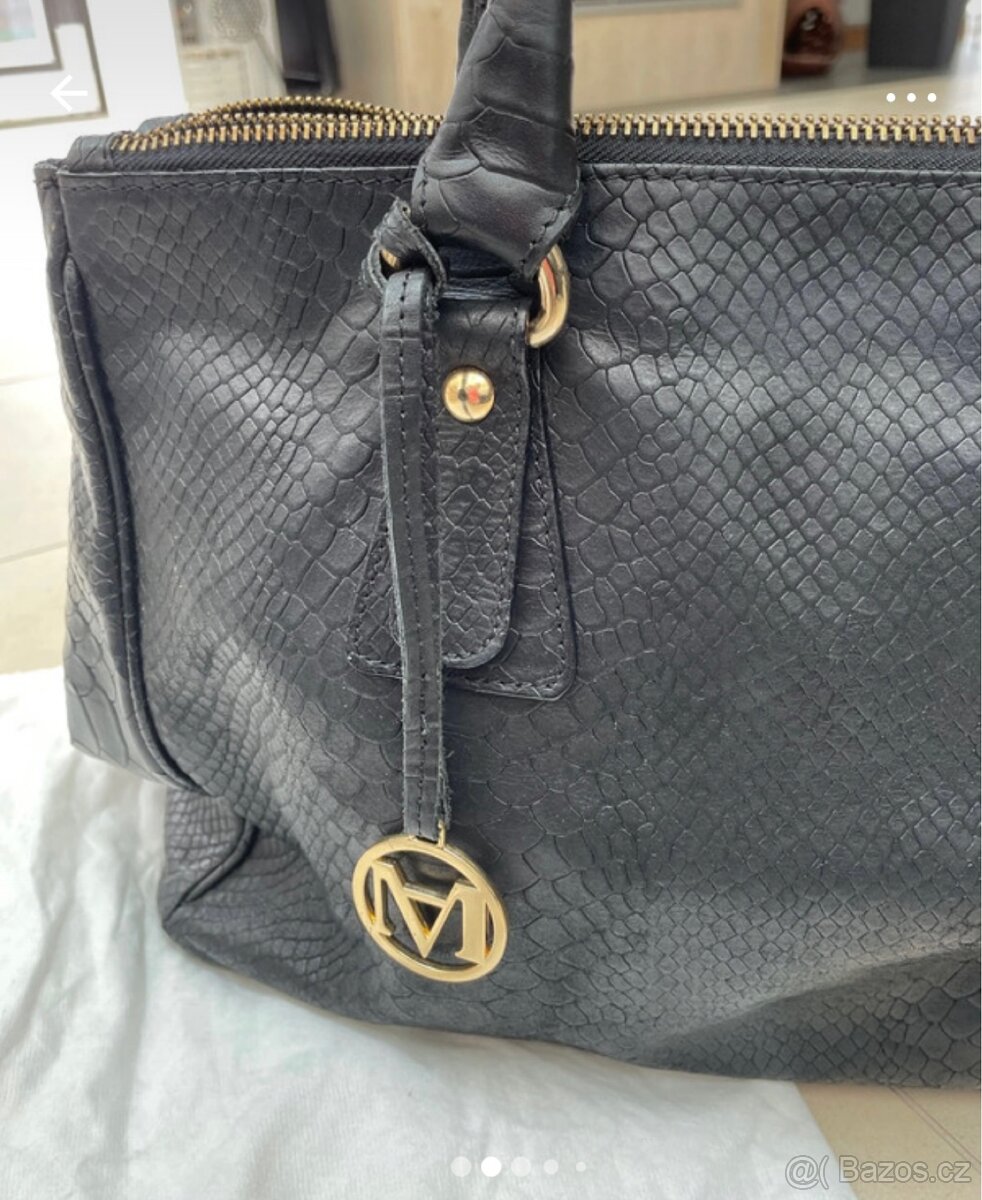 Černá kožená dámská kabelka Marella - 2