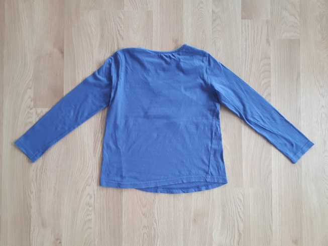 BAVLNĚNÉ TRIČKO S FLITRY • zn. GIRLS vel. 122/127 - 2