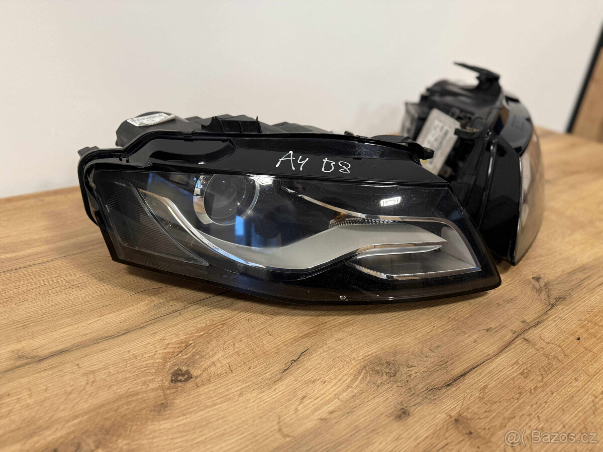 Originál světlomety Audi A4 B8 – 8K0941003P (levý) + 8K09410 - 2