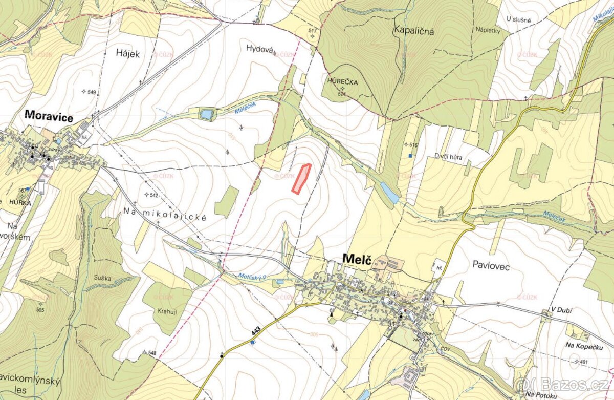 Zemědělská půda, prodej, Melč, Opava - 2