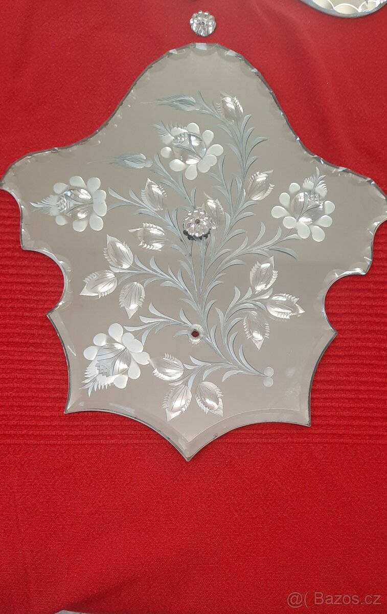 Broušená zrcadlová dekorace - 2