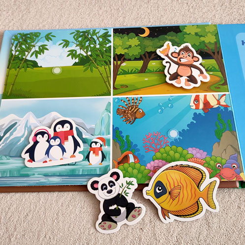 Quiet book - zvířátka - 2