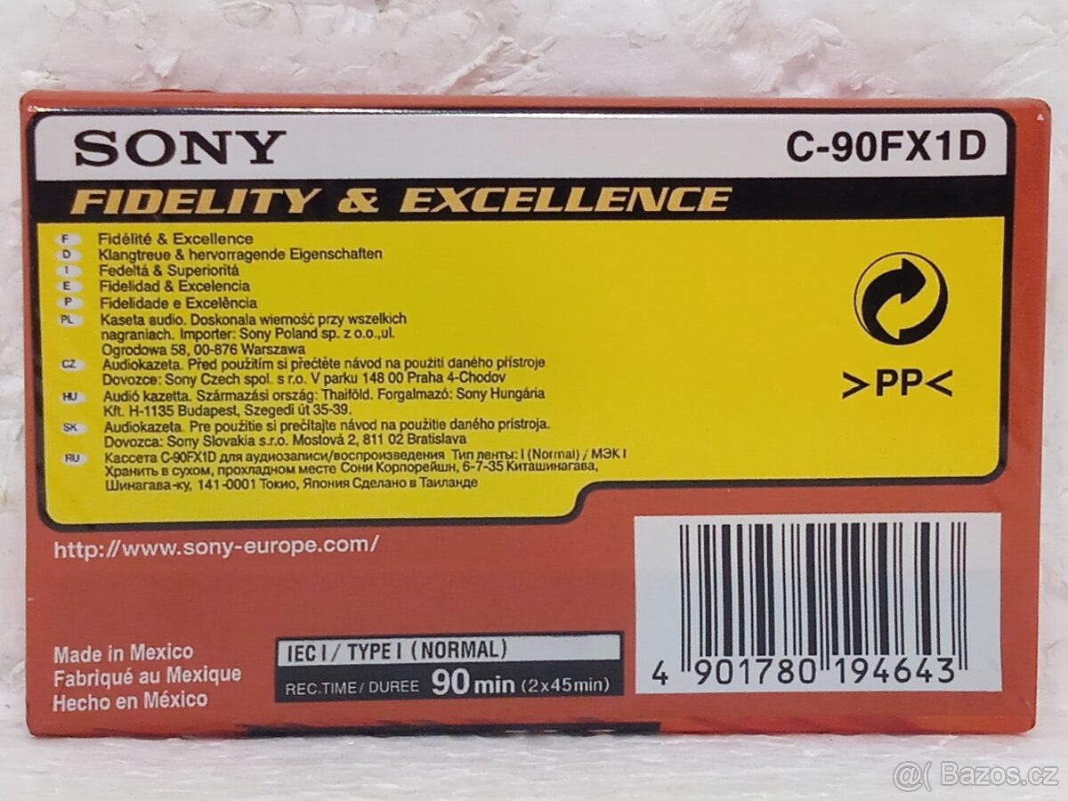 Sony FX90 C-90FX1D Retro Audiokazeta - 2