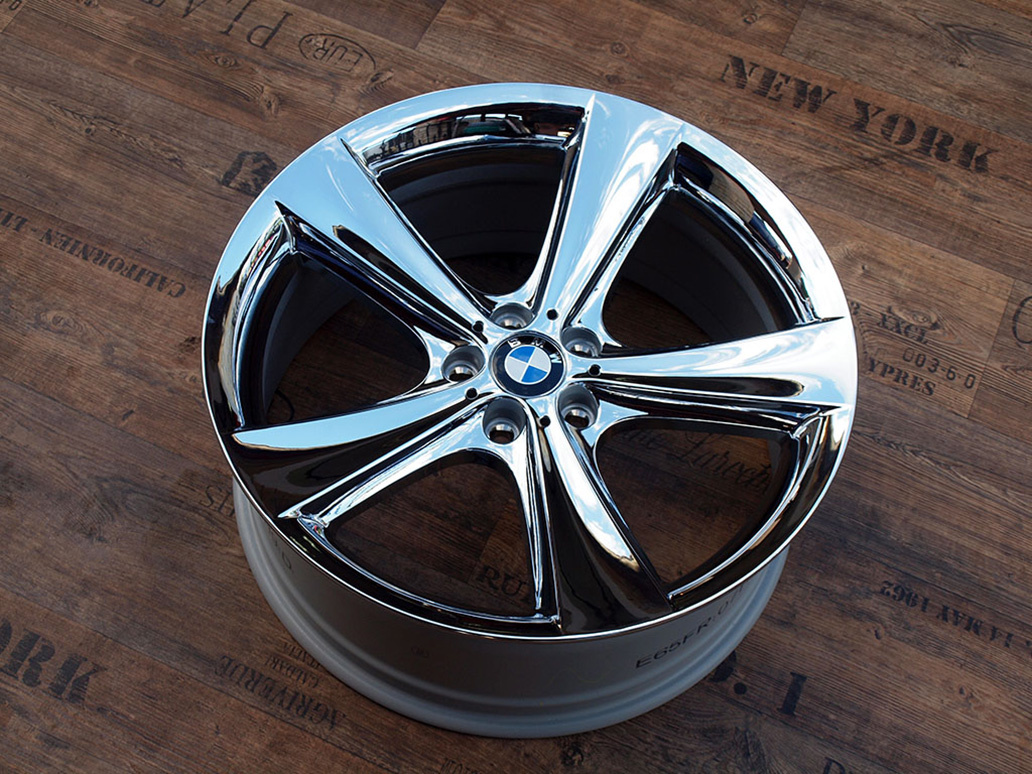 21" Alu kola = 5x120 = BMW 7er E65 = STYLING 128 - CHROM - 2