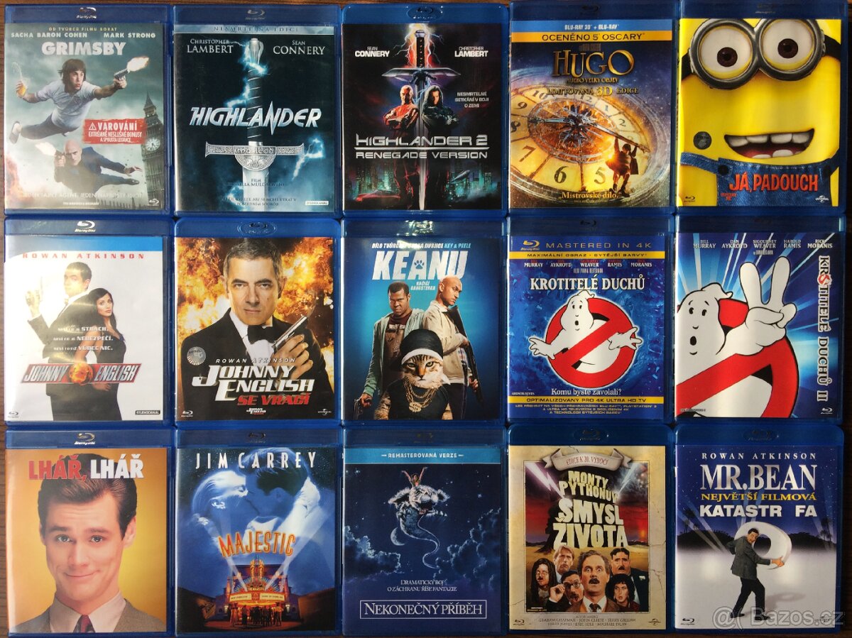 Filmy na BluRay, Blu-Ray disk FullHD Akce 3+1 - 2