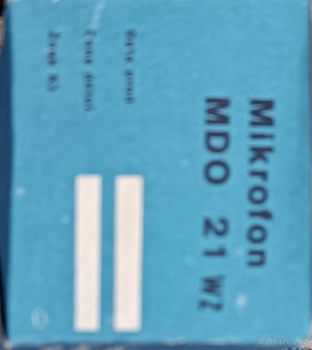 Retro mikrofon TESLA+ mikrofon MDO. - 2