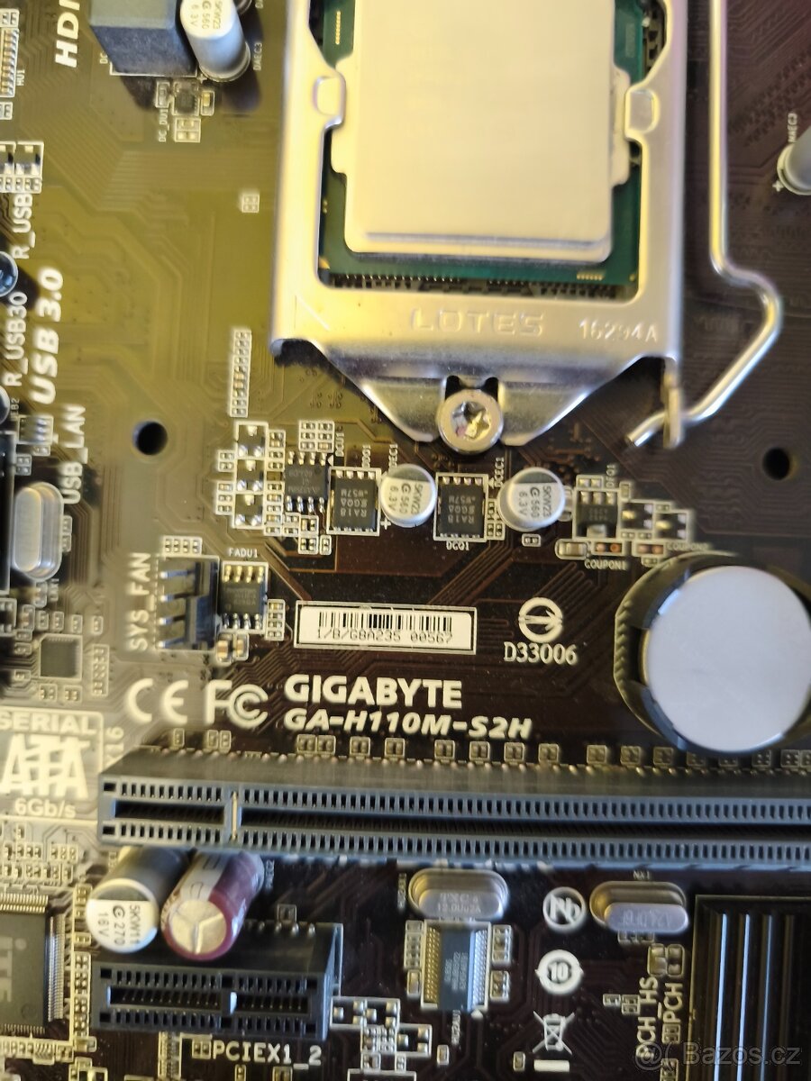 Set Intel Core i7-6700 + GIGABYTE GA-H110M-S2H + I/O Shield - 2