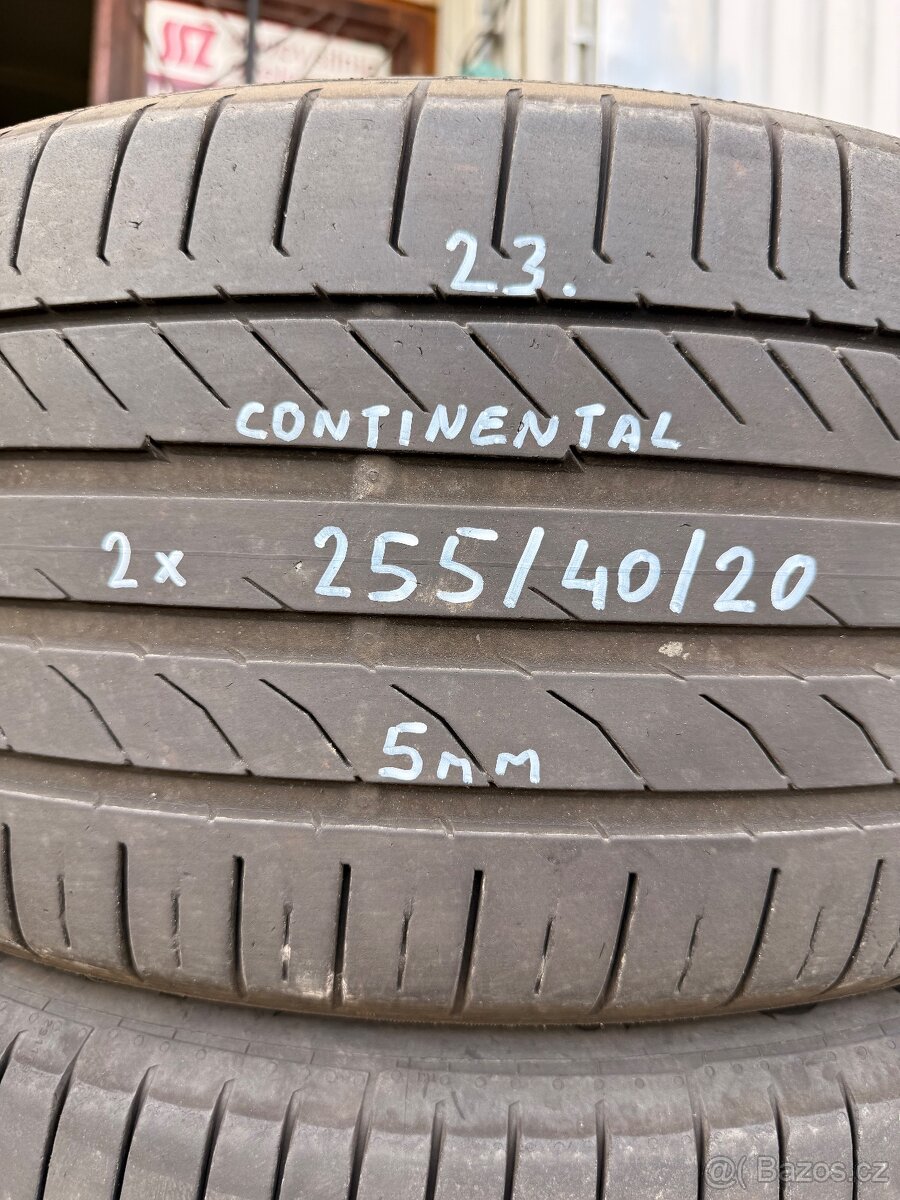 2x letní pneu r20 255/40/20 - 2