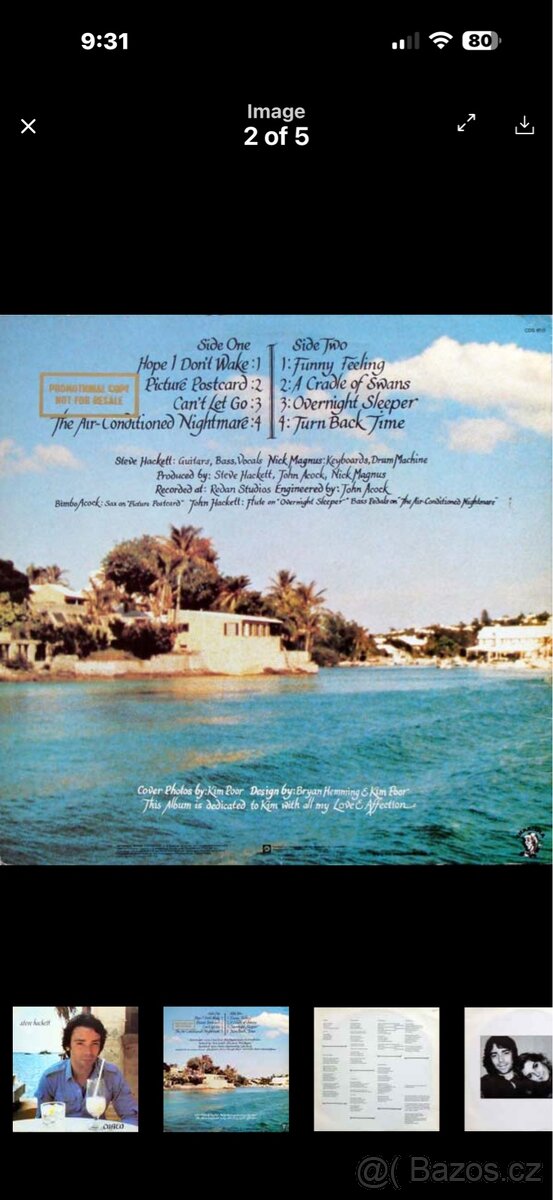 LP - Steve Hackett - Cured - 2