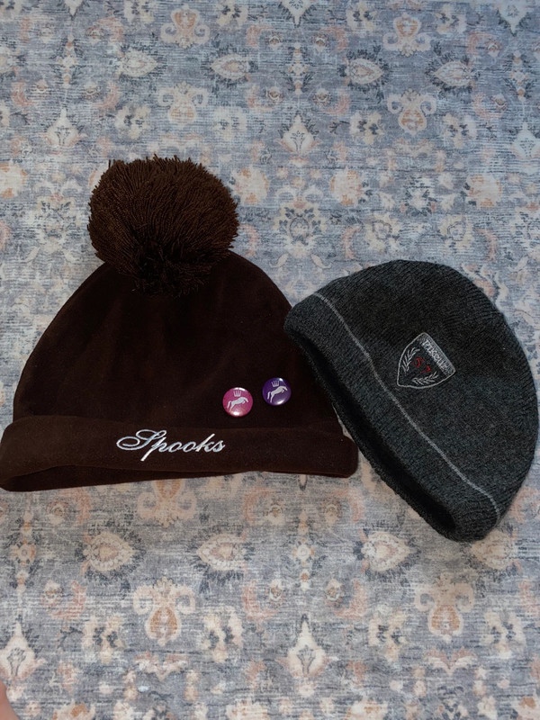 Jezdecká zimni čepice kulich Spooks + zdarma šedá pikeur - 2
