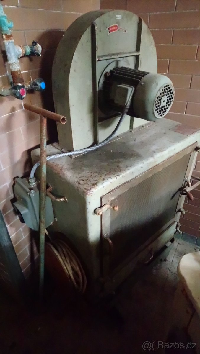 Historická klimatizace/sušička, motor BBC 1,1kW - 2