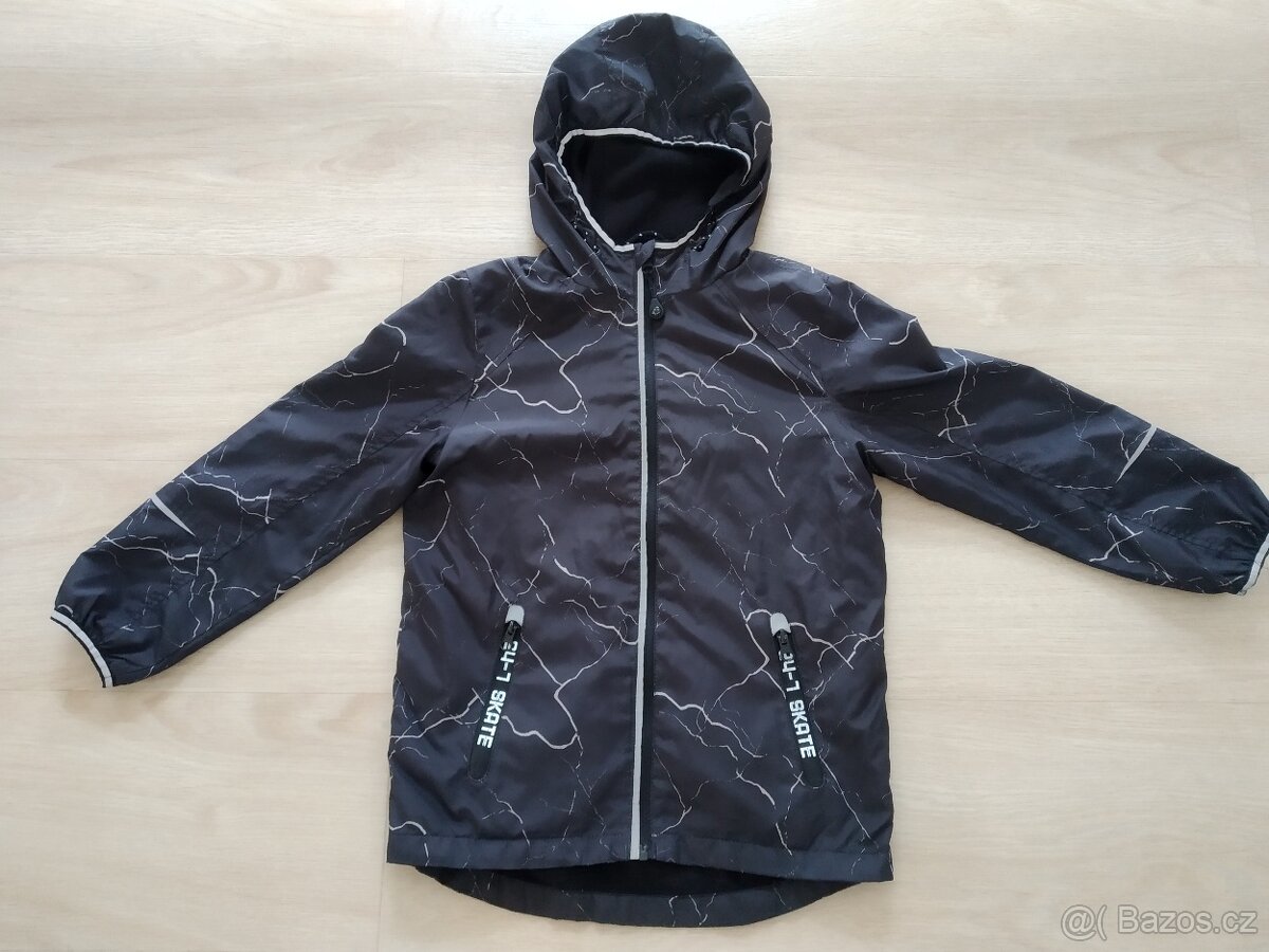 Šusťákové bundy vel.122/128 - 2